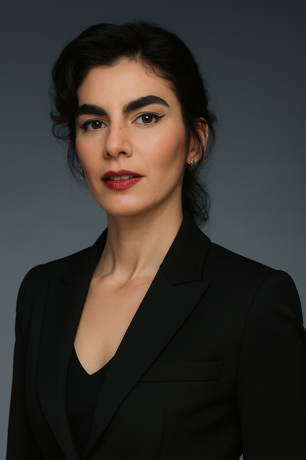 Φωτογραφία της ψυχολόγου στον χώρο του γραφείου.